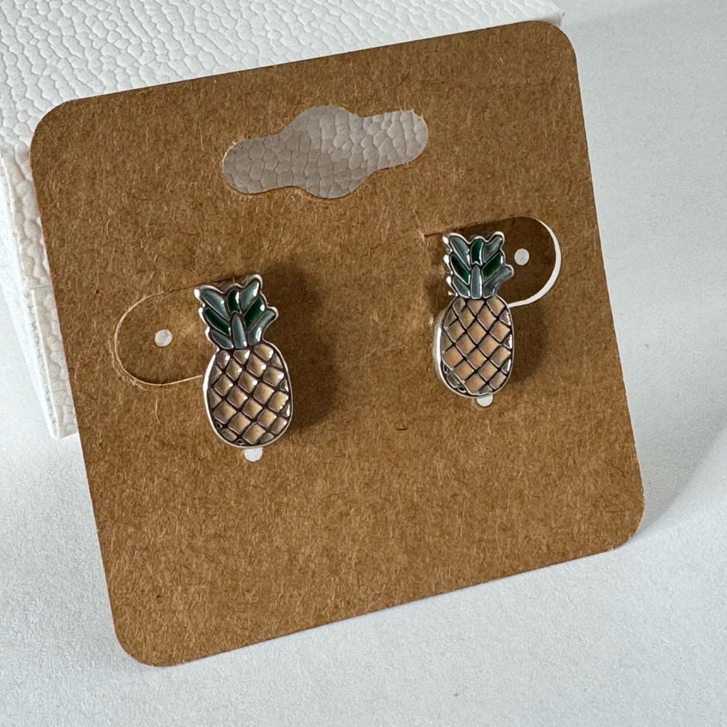 Pineapple Stud Earrings