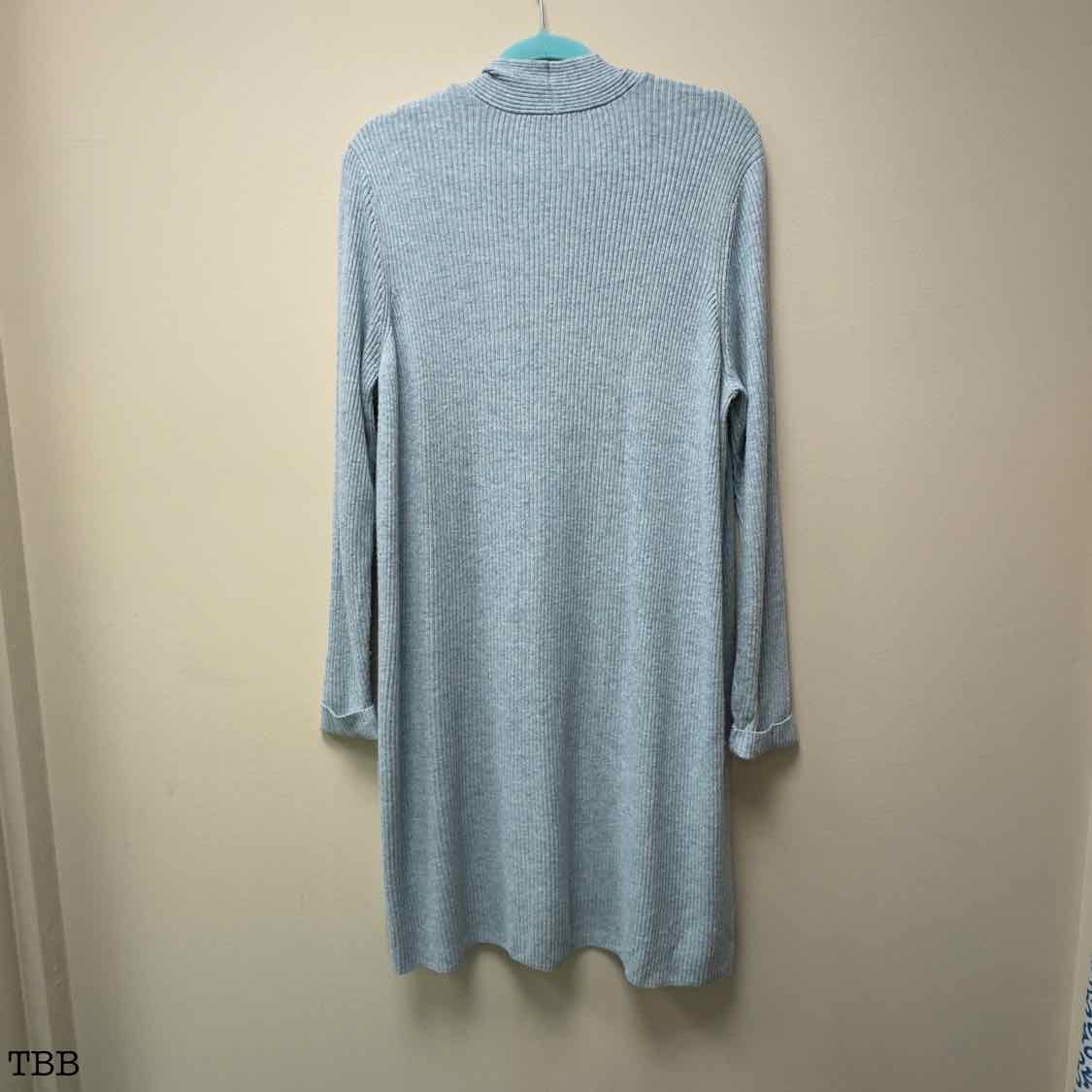 Loft Ribbed Open Cardigan - Size XL