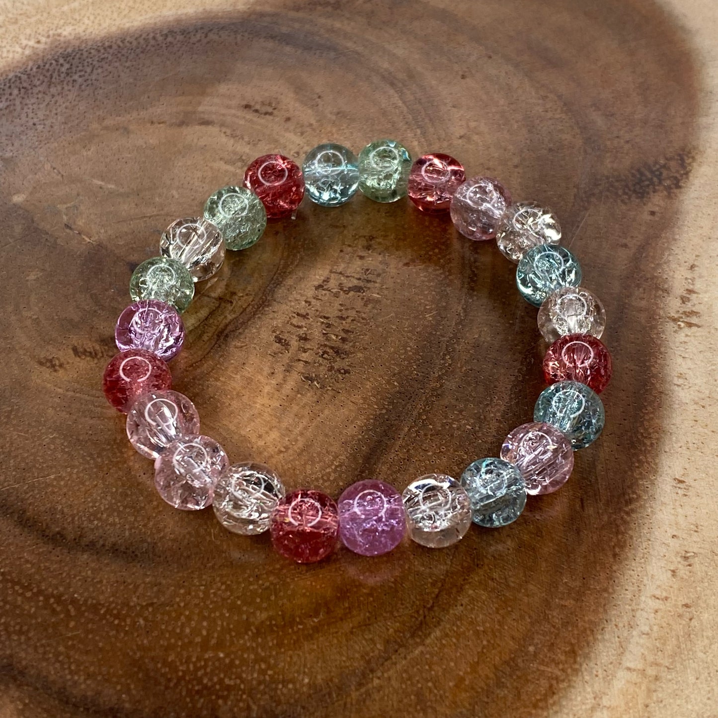 Inga Ann's Multicolor Crackle Bracelet