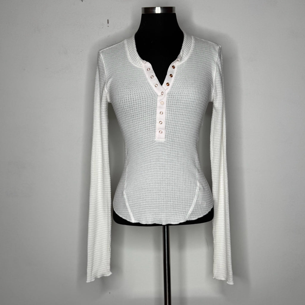 Intimately Free People Thermal Fitted Top - Size Small