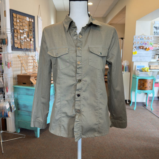 Snap Front Top - Size Small