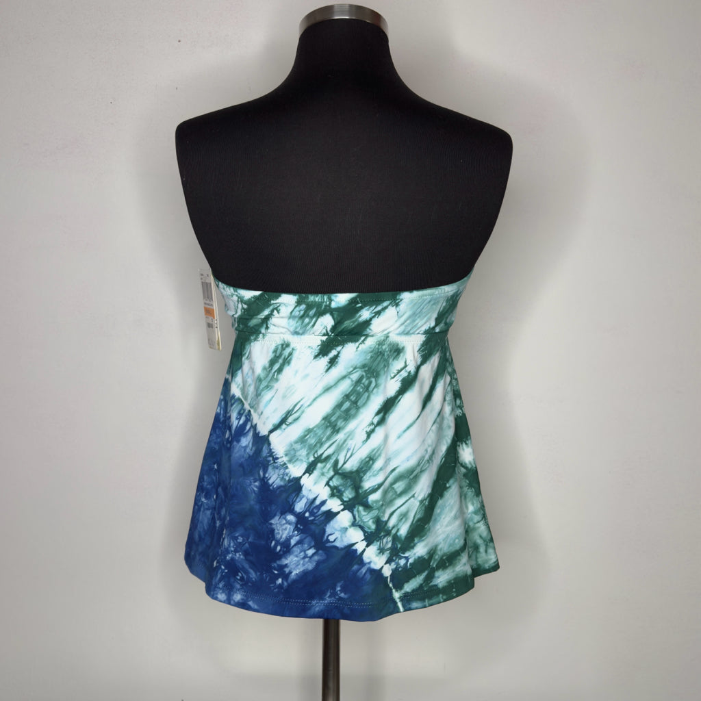 Lucky Brand Strapless Tie-Dye Tankini - Size Small