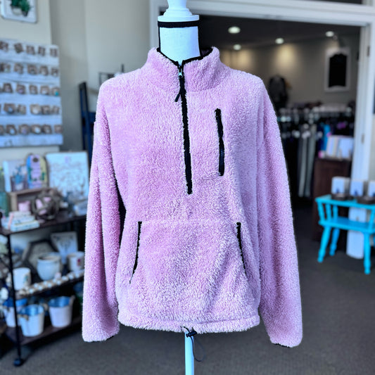 Pink Fleece Pullover - Size XL