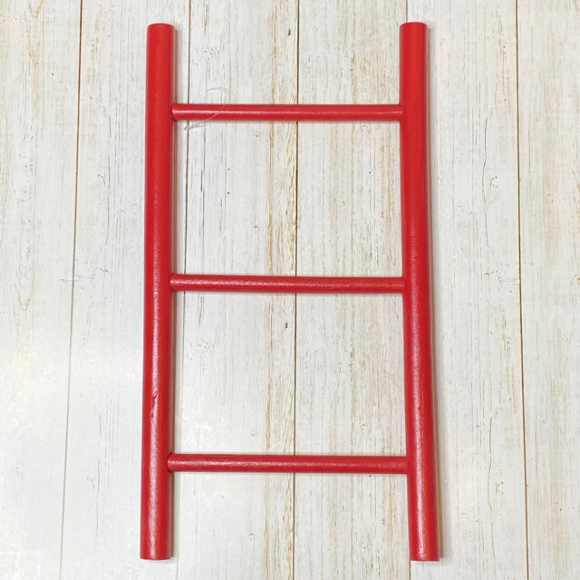 Red Ladder Decor