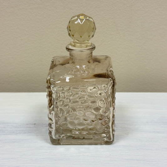 Square Glass Potion Bottle w/Stopper