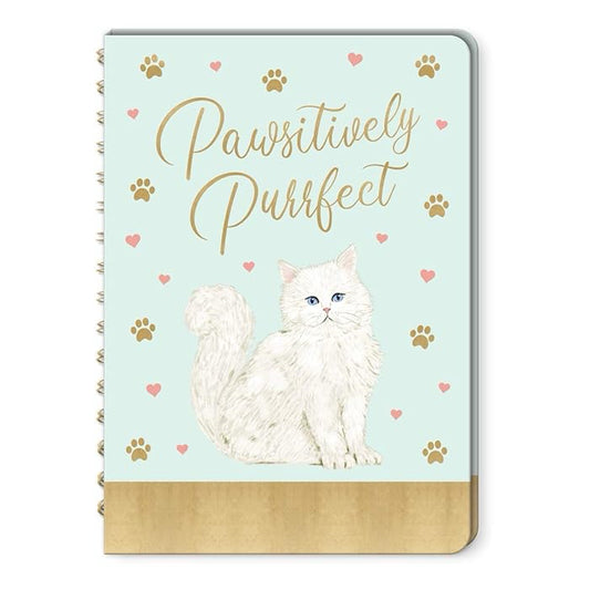 Pawsitively Purrfect Spiral Journal