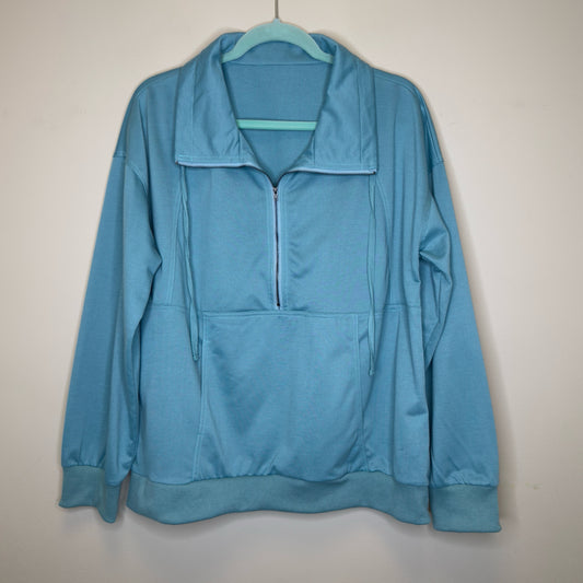 1/2 Zip Pullover Sweatshirt - Size XL