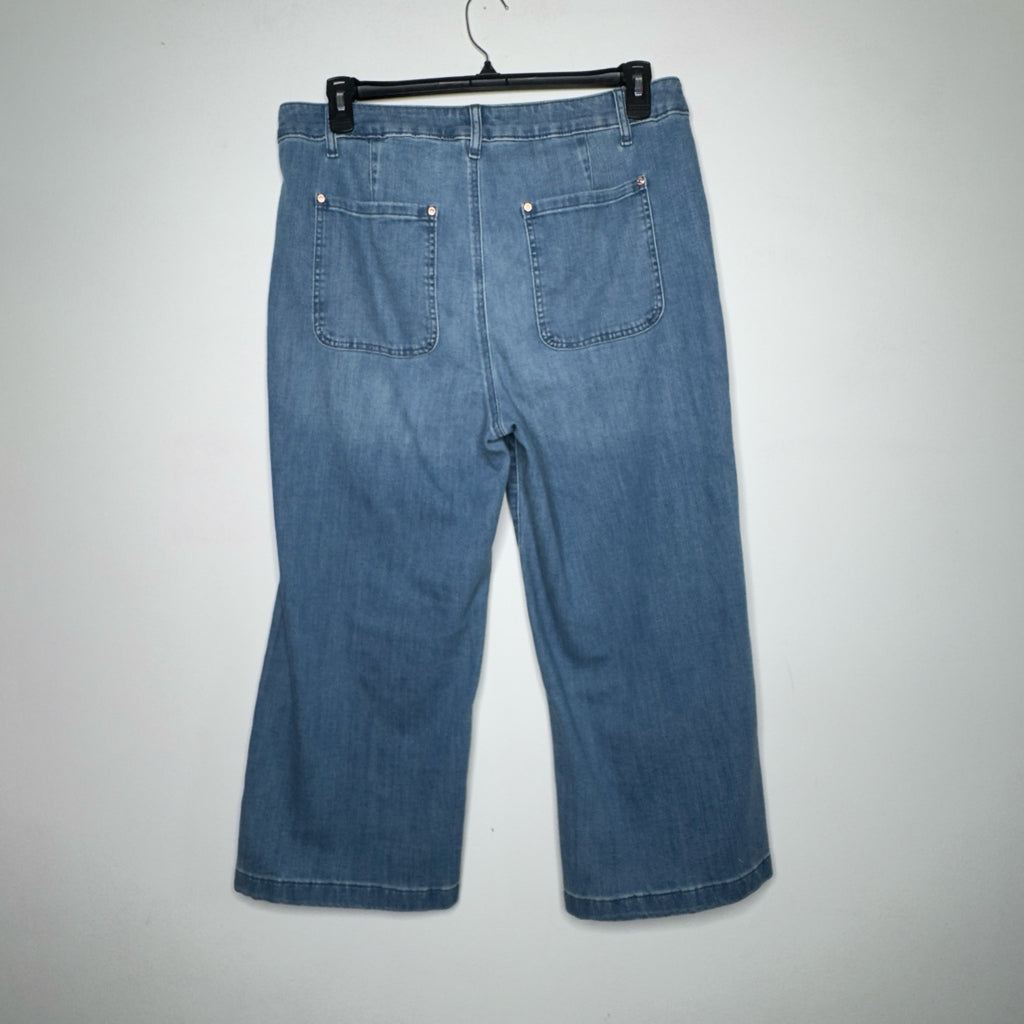 Chico's Straight Crop Trouser Jeans - Size 14