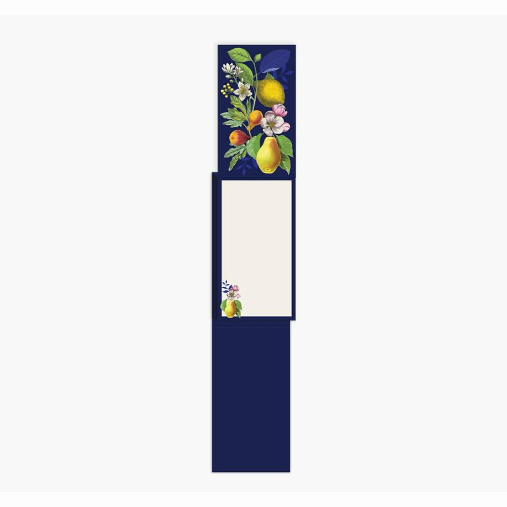 Vintage Floral Fruit Tall Notepad