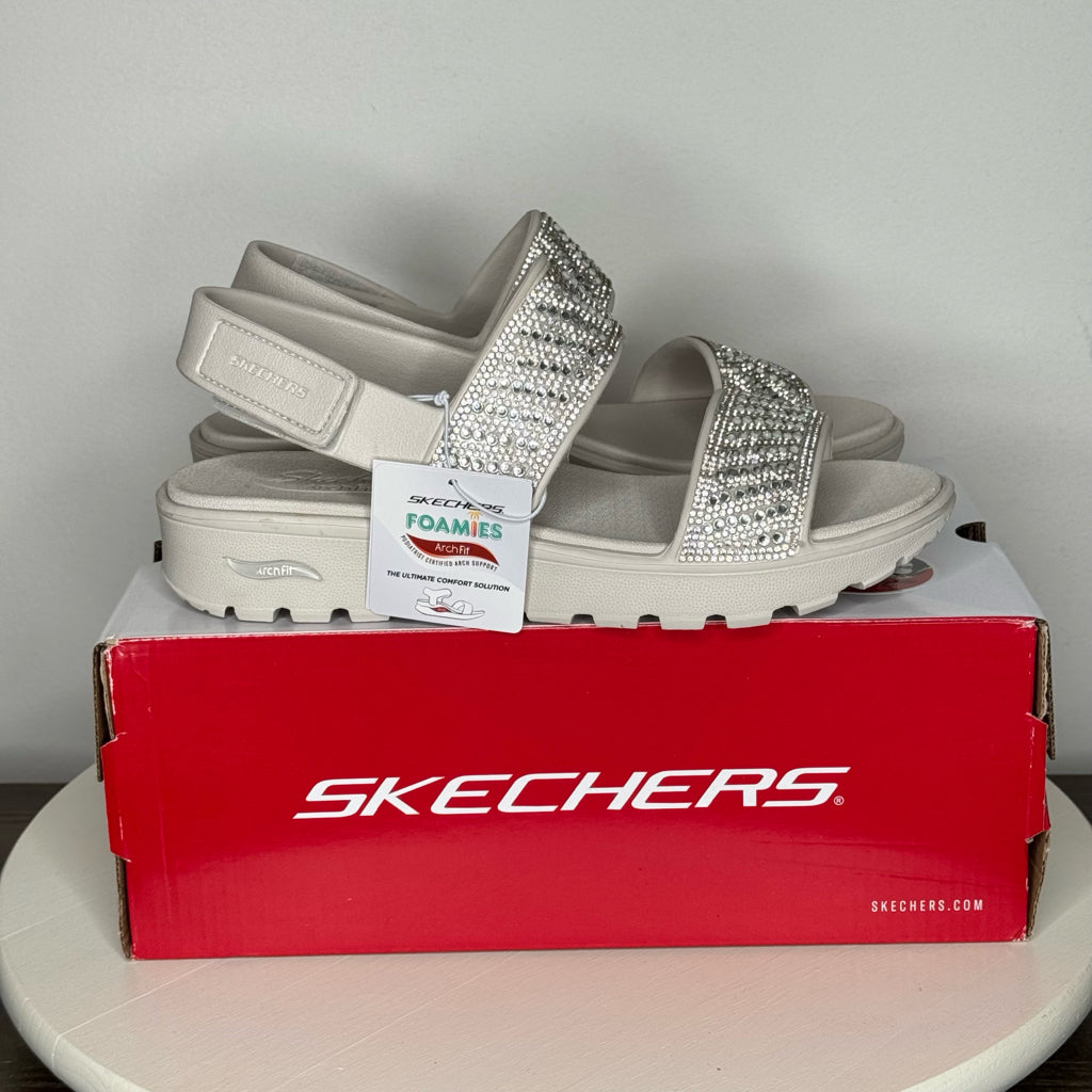 Sketchers Foamies Arch Fit Footsteps Enchant Sandals - Size 8
