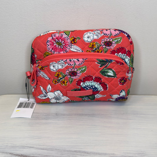 Vera Bradley Iconic Medium Cosmetic Bag - Coral Floral