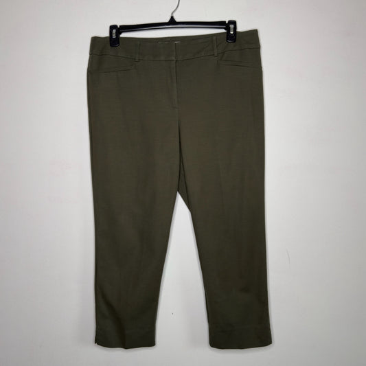 Loft Julie "The Riviera Pant" Green Dress Pants - Size 14
