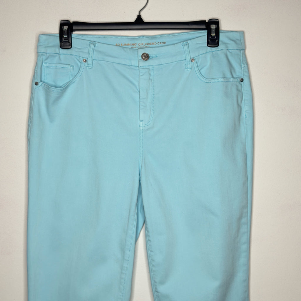 Chico's So Slimming Girlfriend Crop Jeans - Size 14