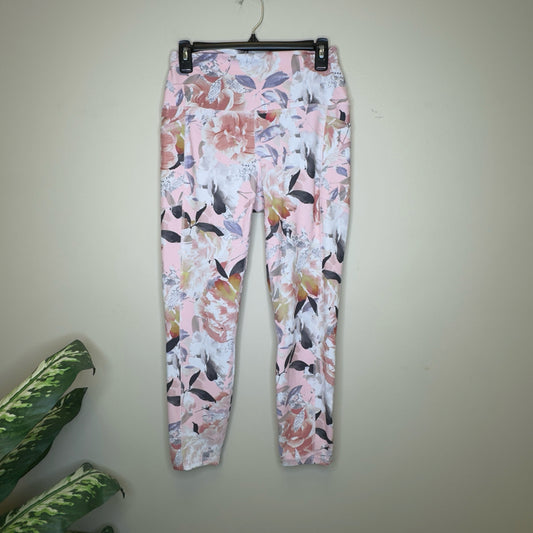 RBX Floral Athletic Leggings - Size Large