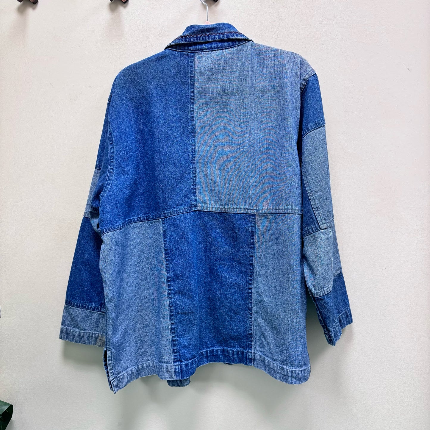 Sara Studio Denim Embroidered Jacket - Size 2X