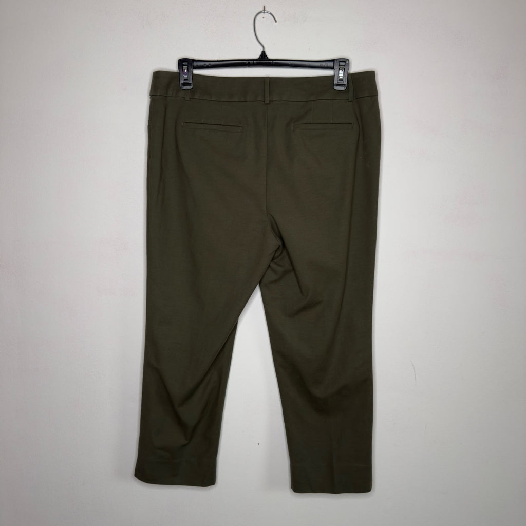 Loft Julie "The Riviera Pant" Green Dress Pants - Size 14