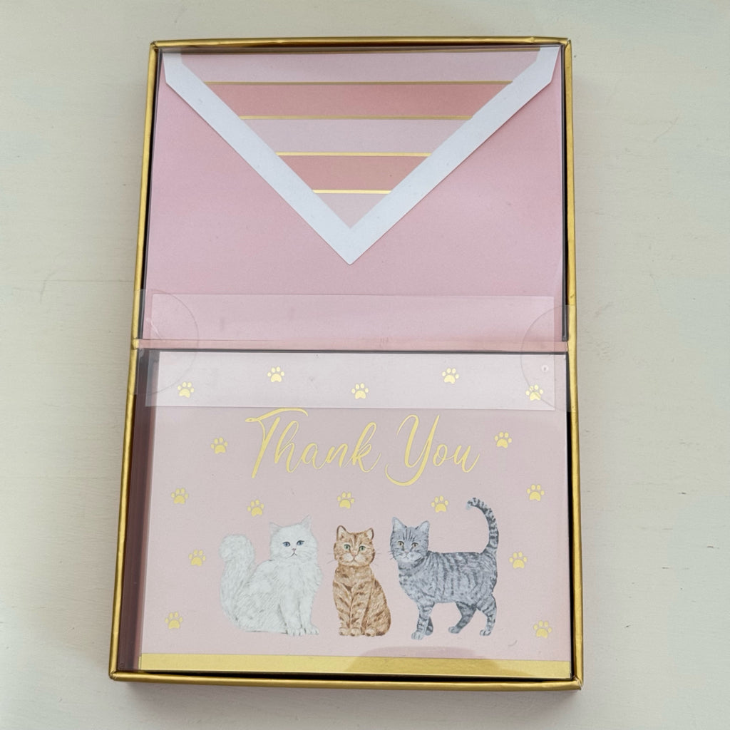 Thank You Card Set - Cats