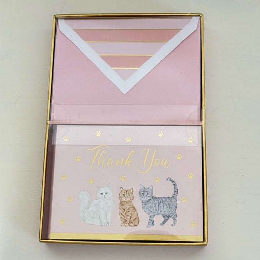Thank You Card Set - Cats