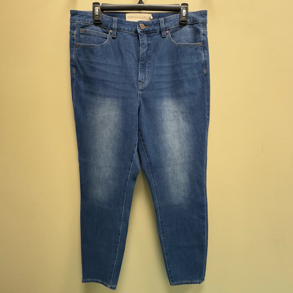 Soft Surroundings The Ultimate High Rise Slim Jean - Size 14