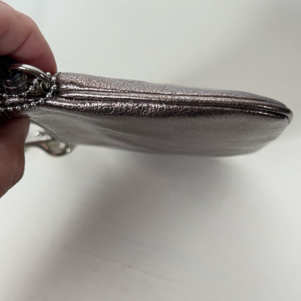 Coach Metallic Wristlet Wallet