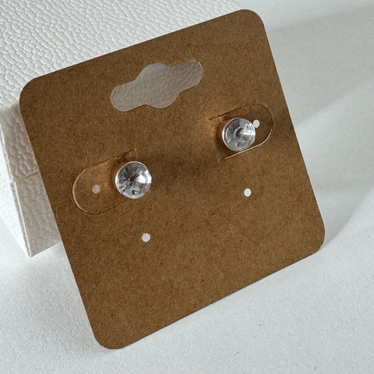 Rhinestone Stud Earrings