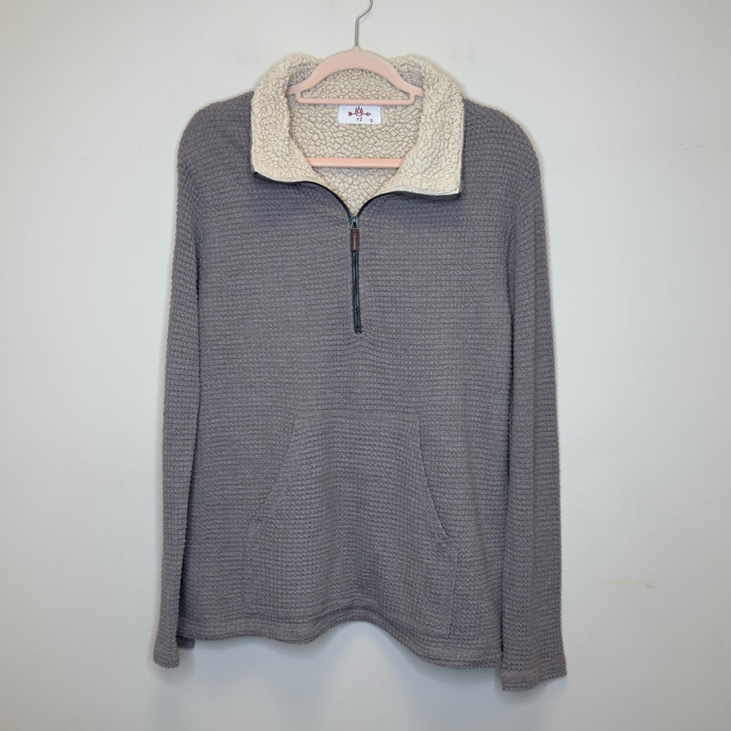 R2 Thermal Sherpa Lined Pullover Top - Size Small