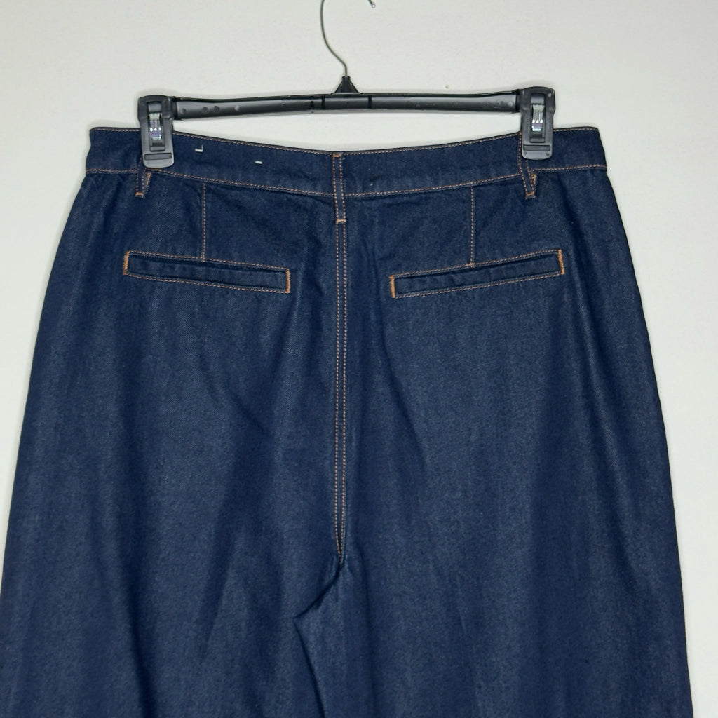 Loft High Rise Wide Leg Trouser Jeans - Size 14
