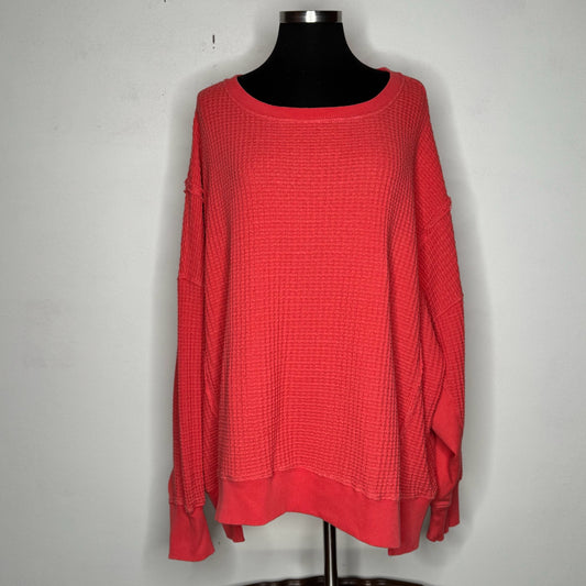 American Eagle Oversized Thermal Top - Size Large