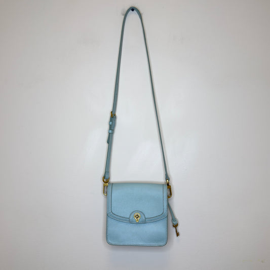 Fossil Ainsley Leather Small Flap Crossbody Handbag