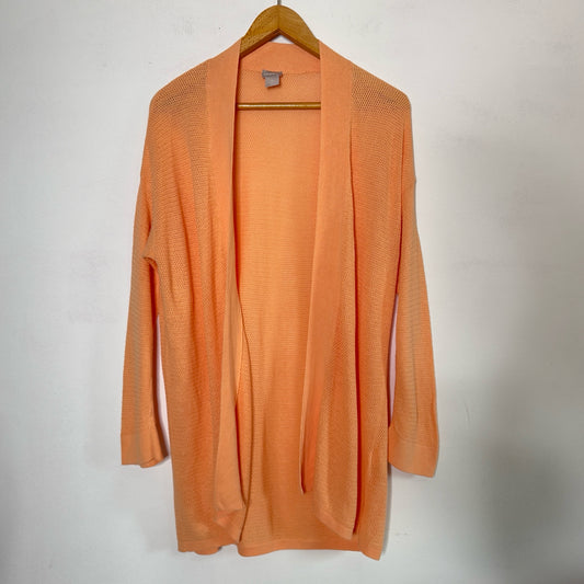 Chico's Open Front Long Line Cardigan - Size Large