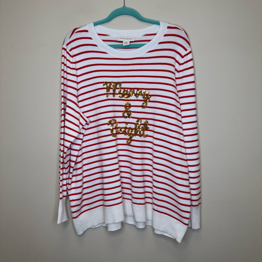 Cynthia Rowley "Merry & Bright" Sweater - Size 2X