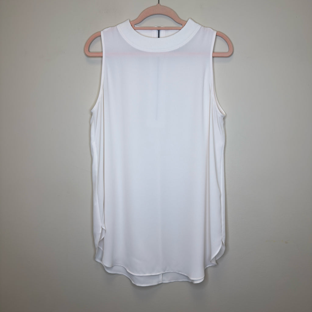 Loft Mock Neck Sleeveless Top - Size Large