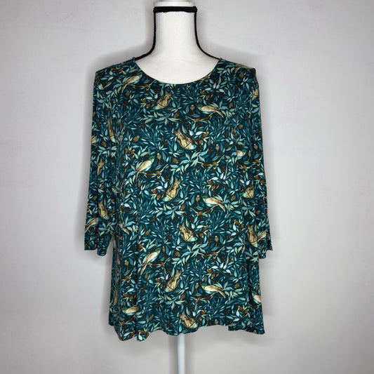 J.Jill "The J.Jill Wearever Collection" Elbow Sleeve Top - Size Large