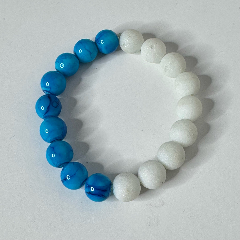 Inga Ann's Blue & White Bracelet