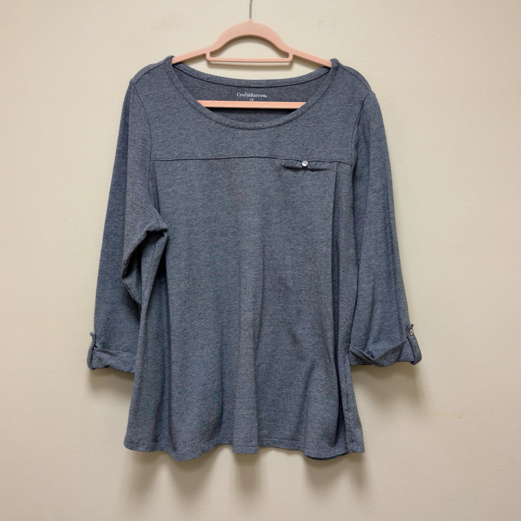 Croft & Barrow Top - Size 1X