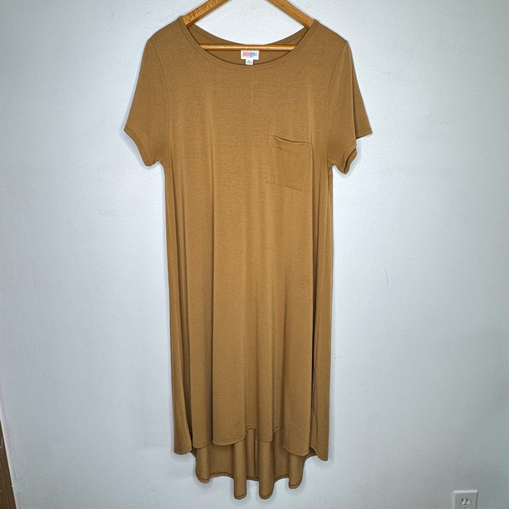 Luluroe Carly High-Low Hem Shirt Dress - Size XL