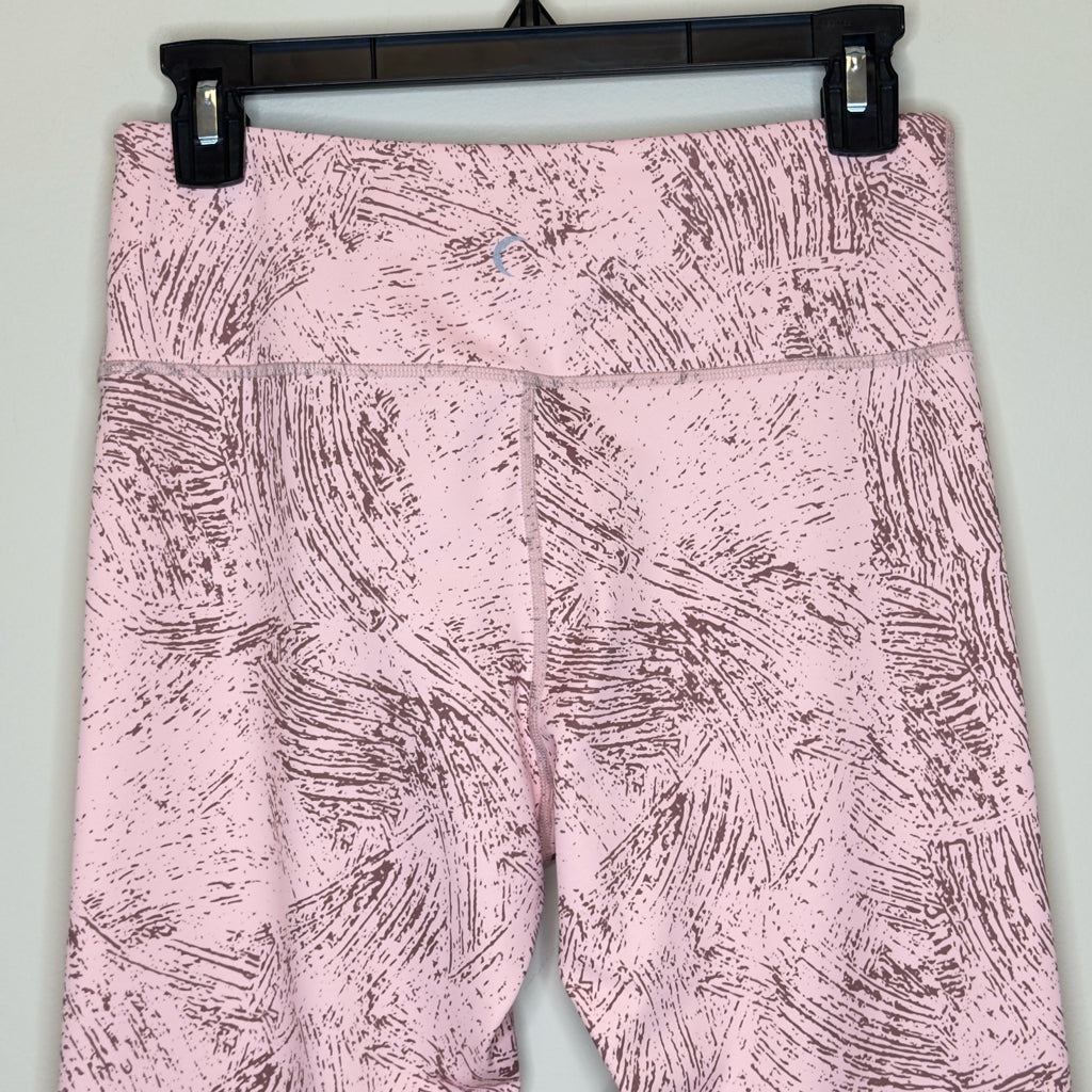 Zyia Active Pink Etching Light N Tight Hi-Rise 7/8 24” - Size 8-10