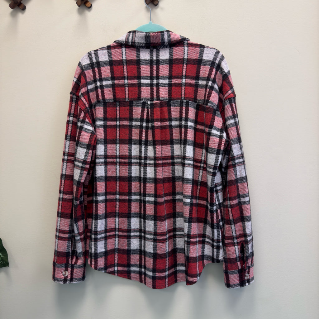 Ultra Flirt Plaid Top - Size XL