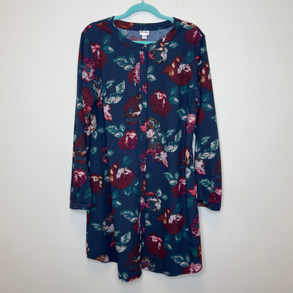 Merona Button Front Dress - Size XL
