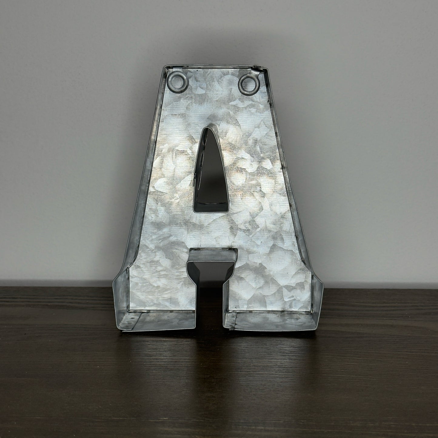 "A" Galvenized Metal Letter