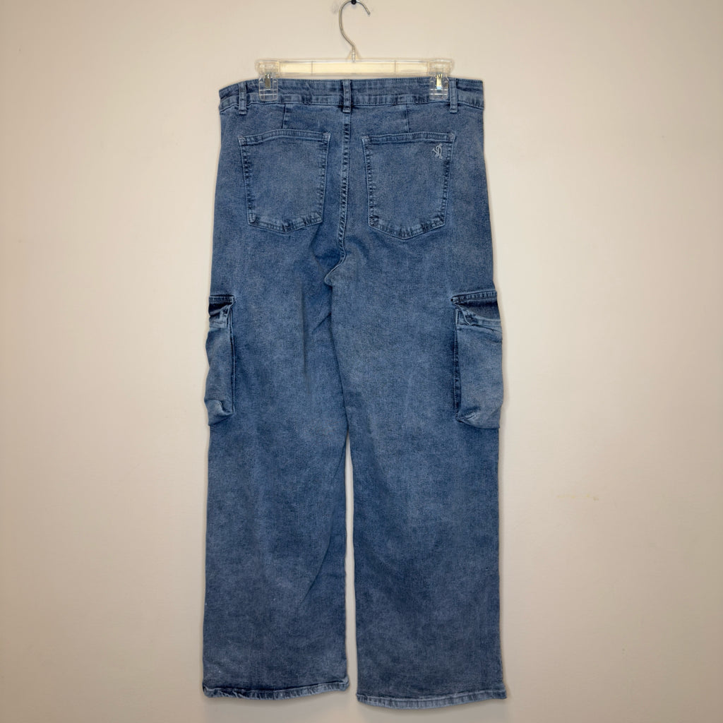 VIP Wide Leg Cargo Jeans - Size 13