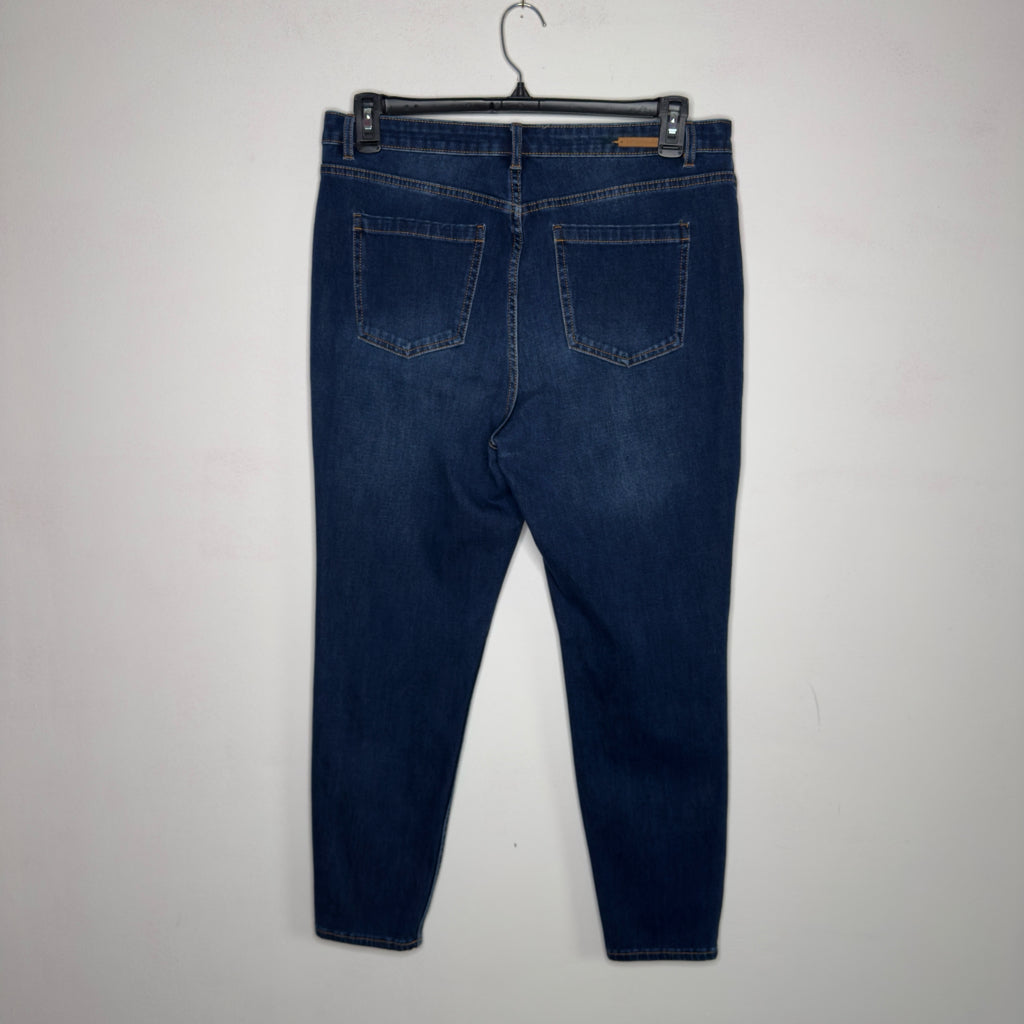 Soft Surroundings Ultimate Denim Skinny Ankle Jeans - Size 14