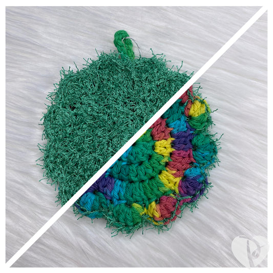 2-Sided Bath Sponge - Green/Multicolor