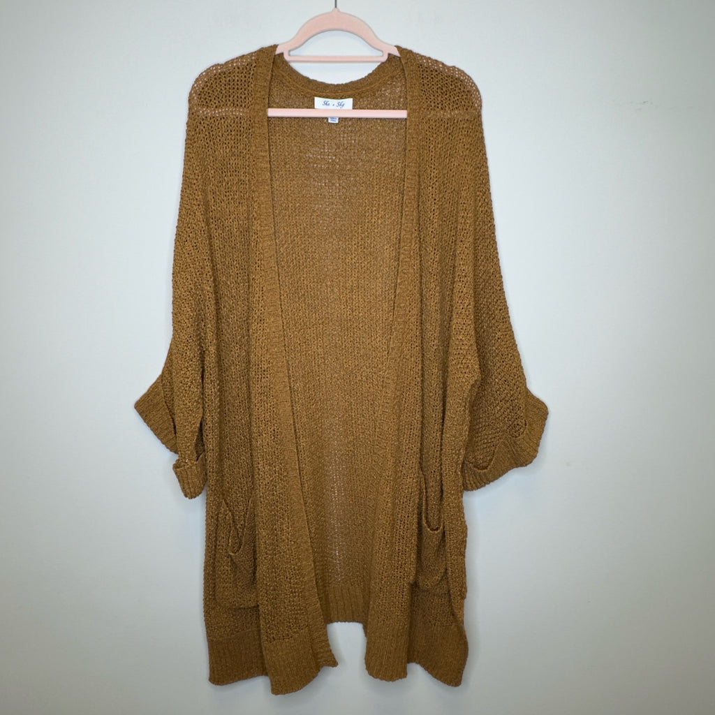 She + Sky Cardigan Sweater - One Size