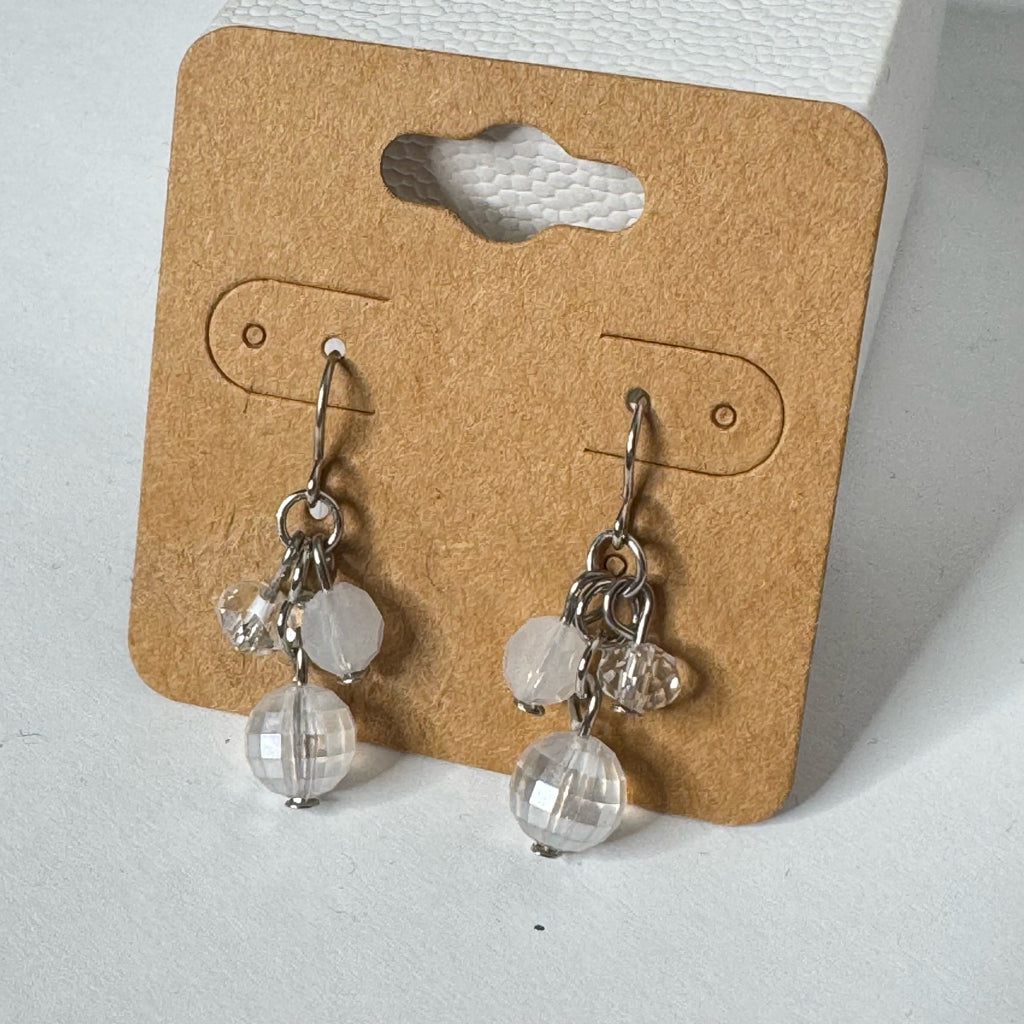 Crystal Cluster Dangle Earrings