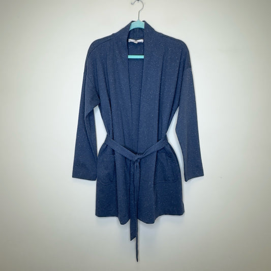 Loft Flecked Tie Waist Cardigan - Size Large