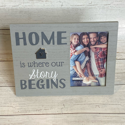 Home is Where Our Story Begins Picture Frame