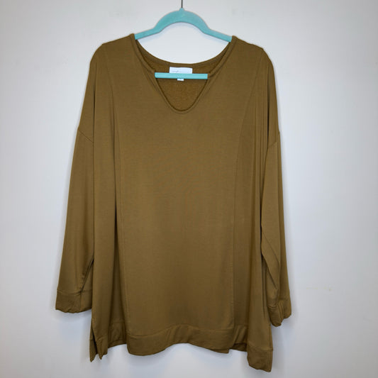 Pure Jill Tranquility Fleece Top - Size XL