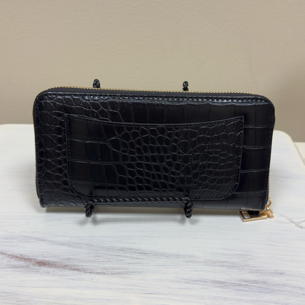 Black Zip Around Wallet