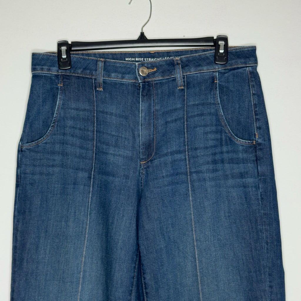 Chico's High Rise Straight Leg Jeans - Size 14